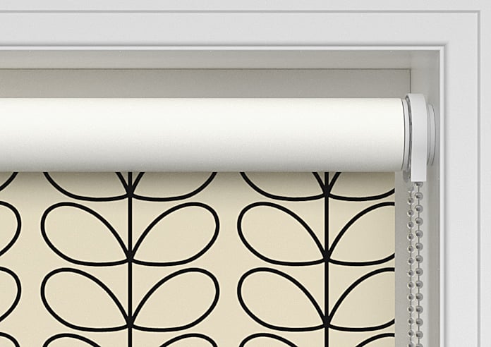 Orla Kiely Linear Stem, Black - Twist&Fit Roller Blind - Image 10